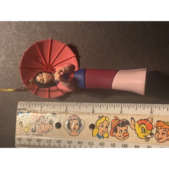 Mulan Christmas Ornament With Parasol - Picture 3 of 3